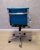 Turquoise Desk Swivel Chair, 1990s For Sale - Image 4 of 6