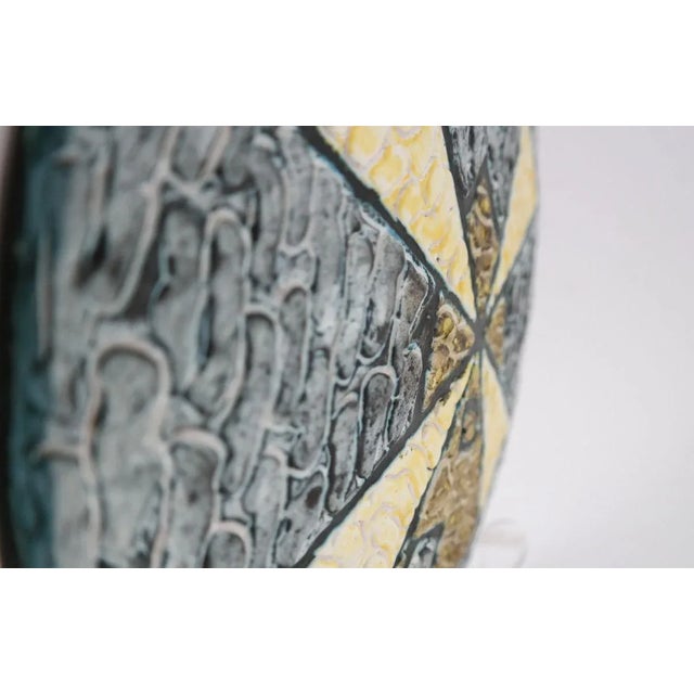 Mid-Century Modern Mid-Century Cortina Glaze Ceramic Wall Light with Windmill Motive, 1970s For Sale - Image 3 of 8