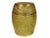 Mid-Century Modern Vintage Mid 20th Century Small Solid Brass Floral Design Lidded Canister Jar Urn For Sale - Image 3 of 7