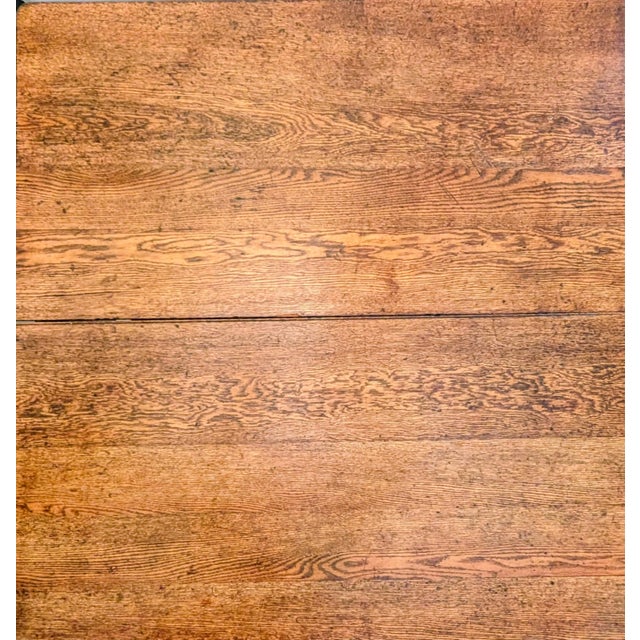 Wood Spectacular Late Victorian Quarter-Sawn Oak Extension Dining Table (3 Original Leaves) For Sale - Image 7 of 10
