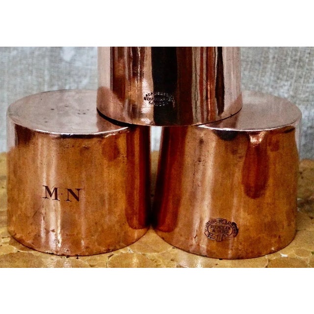 Copper Victorian Copper Jelly Moulds, Set of 6 For Sale - Image 8 of 13