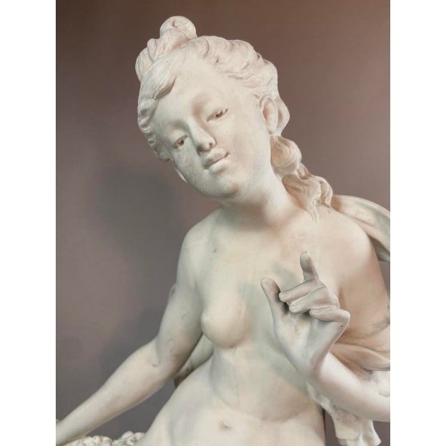 19c Moreau Sèvres White Neoclass Porcelain Statue For Sale - Image 15 of 18