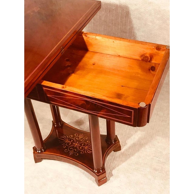 French Restoration Game Table, 1830s For Sale - Image 11 of 12