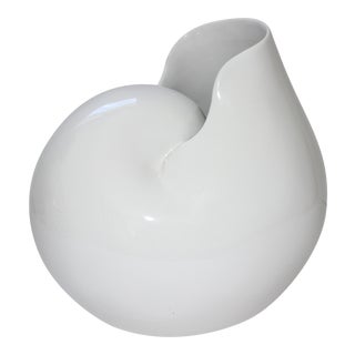 Mid-Century Modern Vase Glazed Italian Porcelain For Sale