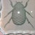 Glass Engraved Scarab Beetle Coaster For Sale - Image 4 of 12