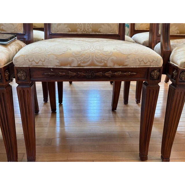 Henredon Grand Provenance Neoclassical Dining Chairs - Set of 8 For Sale - Image 9 of 10