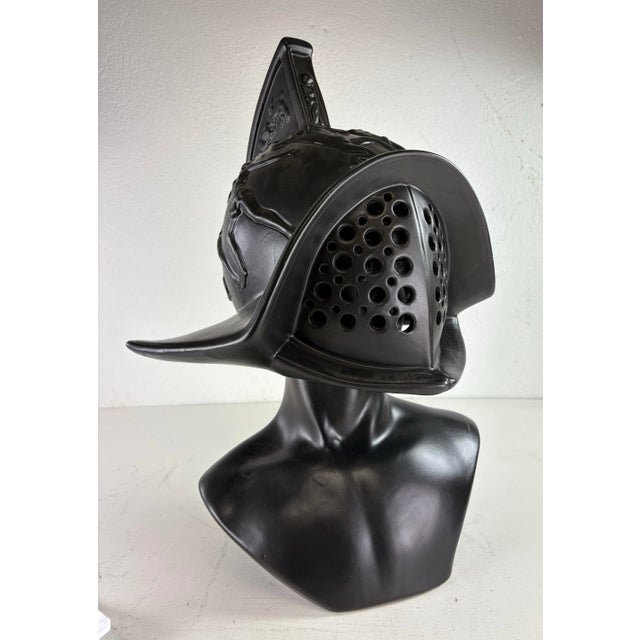 Mid-Century Vintage Greco-Roman Inspired Military Bust For Sale - Image 12 of 12