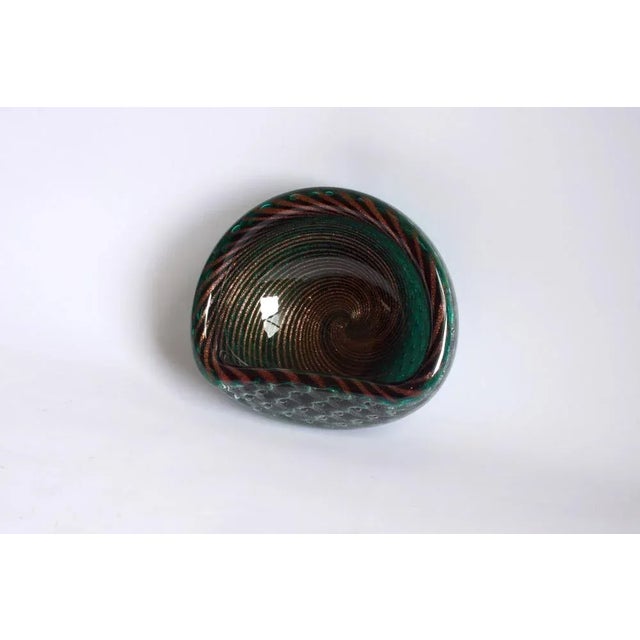 Murano Glass Bullicante and Filigrana Bowl, 1950s For Sale - Image 6 of 14