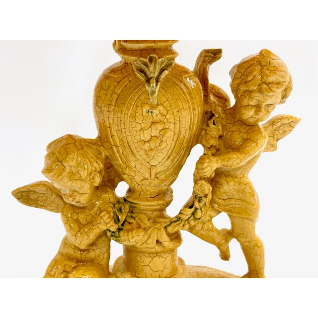 Neo-Classical Table Lamp with Cherubs by Amilcare Santini for Kalmar, 1960s, in Very Good conditions. Designed 1960 to...