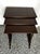 1980s Ethan Allen Mahogany Nesting Tables For Sale - Image 5 of 7