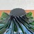 Large Mid-Century Modern Handblown Emerald Art Glass Centerpiece. Circa 1960s For Sale - Image 10 of 12
