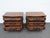French Heavy Carved Large Nightstands Commodes Small Dressers Chests a Pair 6459 For Sale - Image 17 of 18