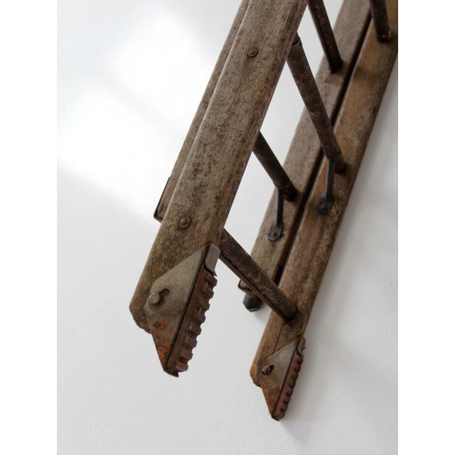 Early 20th Century Oshkosh Patented Safety Ladder For Sale - Image 14 of 18
