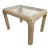 1980s Coastal Chic Cerused Rattan Side Table For Sale