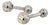 1990s Pair of Tiffany & Co Estate Globe Cufflinks Sterling Silver For Sale