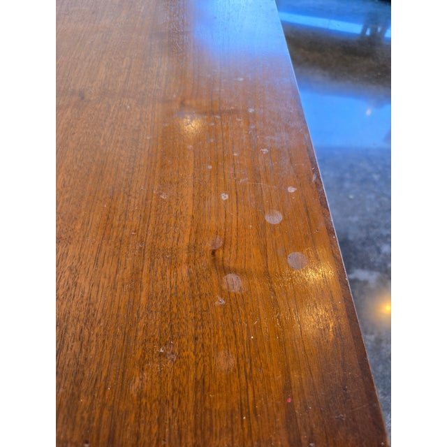 Drexel Declaration Walnut Sideboard Media Cabinet MCM Vintage For Sale - Image 12 of 12