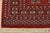 Red Bokhara Rug 4’2” X 6’1” Red Wool Tribal Hand-Knotted Oriental Carpet For Sale - Image 8 of 11