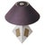 Mid-Century Modern Bicolor Metal and Silk Lampshade Table Lamp, France, 1960s For Sale - Image 18 of 18