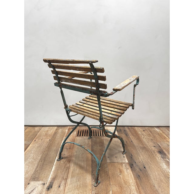 Classic Vintage French Bistro Chairs - a Pair For Sale - Image 15 of 15