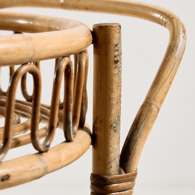1960s Bamboo and Rattan Trolley, 1960s For Sale - Image 5 of 11