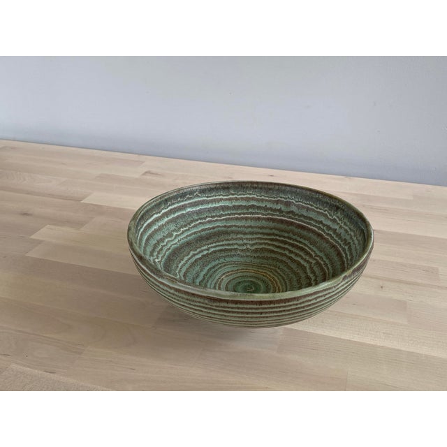 Lee Rosen 1950s Lee Rosen for Design-Technics Ceramic Pottery Bowl With Kt Matte Glaze For Sale - Image 4 of 13
