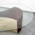 Mid Century Modern Dining Table Glass Curved Mirrored Velvet Attributed to Willy Rizzo Italy For Sale In Sacramento - Image 6 of 10