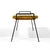 Mid 20th Century Mid 20th Century Wood Bench / Table with Iron Legs For Sale - Image 5 of 10