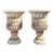 Vintage Shell Encrusted Resin Urns - A Pair For Sale