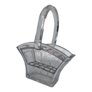 Heisey Glass Flower Basket Vase For Sale