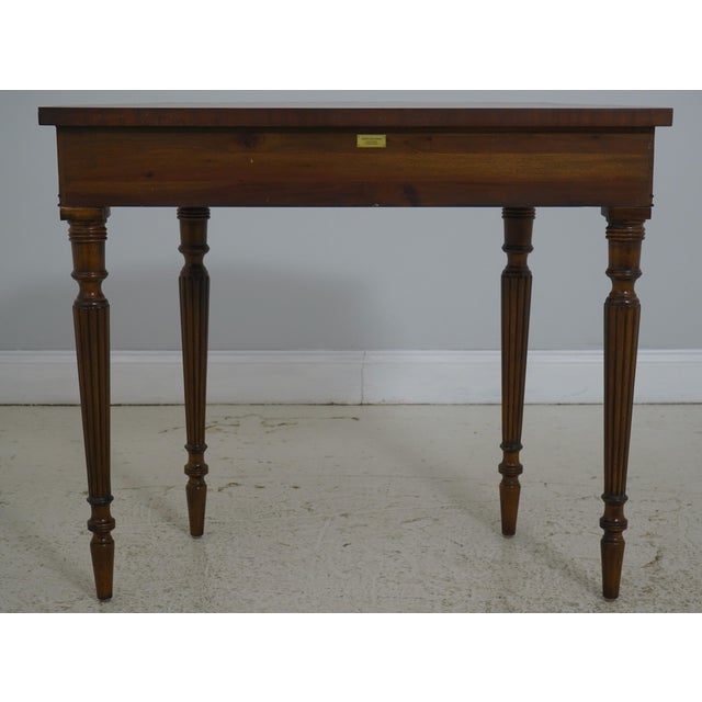 Maitland Smith French Louis XVI Mahogany Console For Sale - Image 15 of 18
