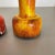 German Yellow-Red Fat Lava Pottery Vases from Jasba, 1970s, Set of 2 For Sale - Image 9 of 18