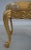 Pair French Style Gold Finish Newly Upholstered Stools For Sale In Philadelphia - Image 6 of 12