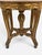 Late 19th-Century French Giltwood Piano Stool in Blush Linen For Sale - Image 4 of 7