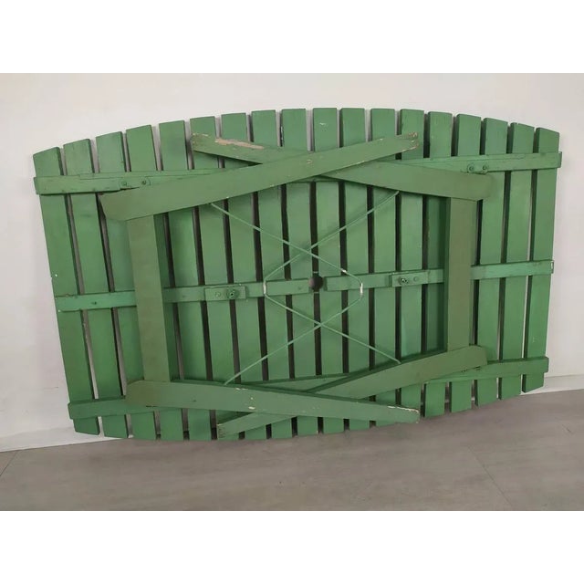 Wooden Folding Garden Table For Sale - Image 12 of 15