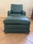 1970s Vintage Baker Furniture Luxurious Recliner & Arm Chair Pair and 2 Ottomans For Sale - Image 5 of 16
