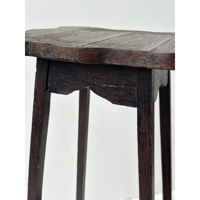 Vintage Undulating Edge Tiered Side Table, Circa 1940s For Sale - Image 12 of 14