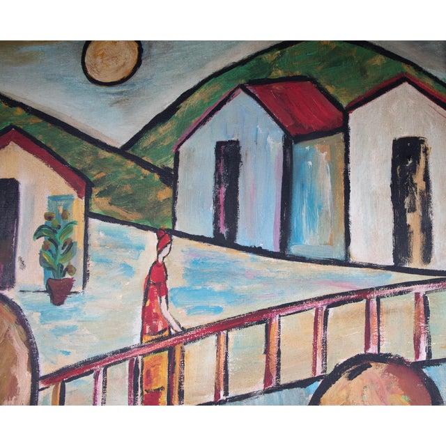Abstract Expressionism Late 20th Century Jose Maria Mijares (1921 - 2004) - Oil on Canvas With Coa - 45 H X 33 W For Sale - Image 3 of 7