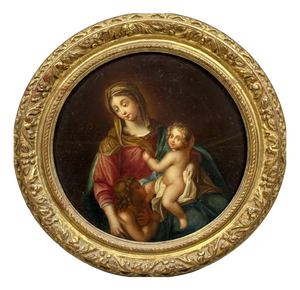 Virgin and Child with Saint John the Baptist, 1750, Oil Painting