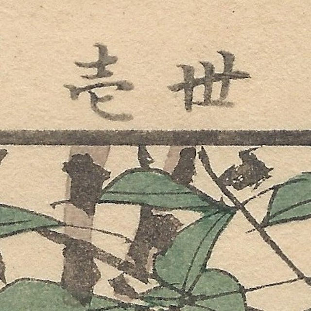 Imao Keinen, Brown-Eared Bulbul, 1892, Print For Sale - Image 7 of 13