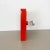 Minimalist Pop Art Red Orange Metal Wall Light from Sölken Lights, Germany, 1970s For Sale - Image 4 of 18