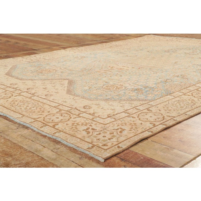 Antique Persian Kerman Rug - 06'08 X 09'10 For Sale In Dallas - Image 6 of 8