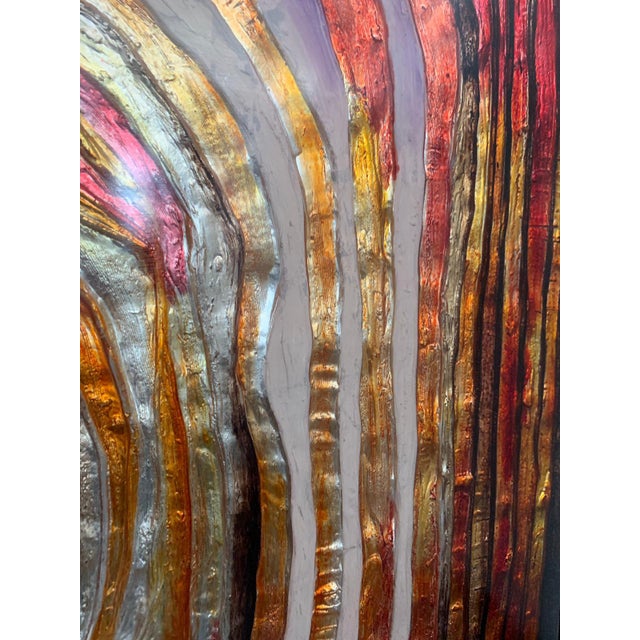 Vintage Resin Panels, 1970s, Set of 2 For Sale - Image 14 of 18