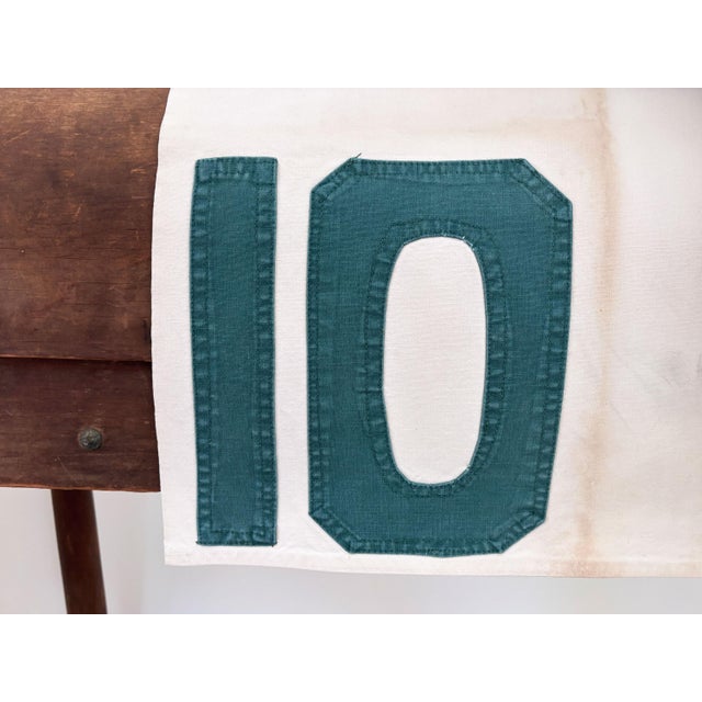 1960s Vintage Racehorse Saddle Cloth, #10 For Sale - Image 4 of 6