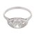 Art Deco 1920s Art Deco Gia 1.07 Carat Diamond 18k White Gold Ring, Size 9 For Sale - Image 3 of 6