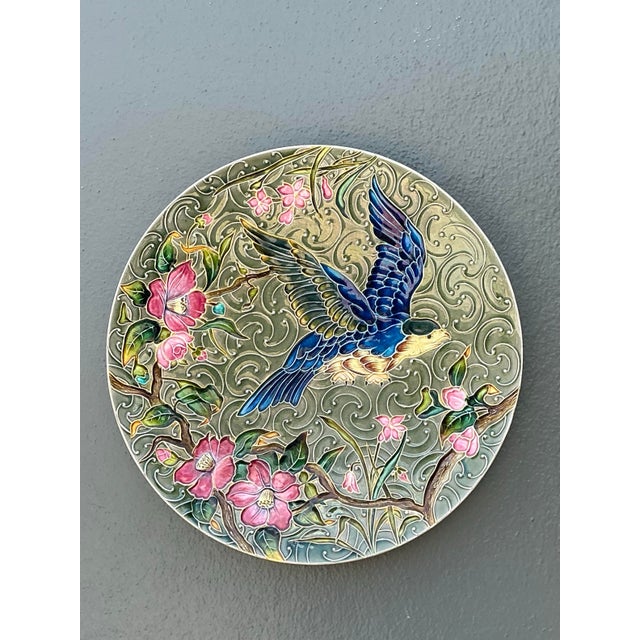 Vintage Shutz Chiil Glazed Ceramic Wall Plates - Set of 2 For Sale - Image 12 of 12