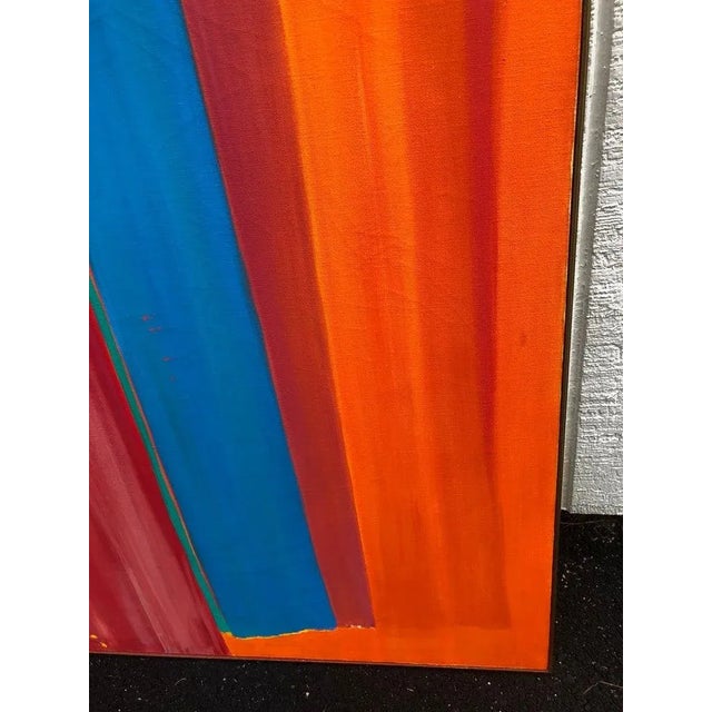 Mid Century Abstract in Primary Colors For Sale - Image 9 of 13
