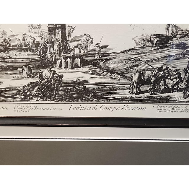 Title: View of the Campo Vaccino (Roman Forum with the Temple of Castor and Pollux to right), from "Vedute di Roma" (Roman...