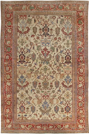 Antique Persian Sultanabad Rug, 10'5x15'2