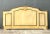 Vintage Hand-Painted Wood Queen Headboard For Sale - Image 4 of 12