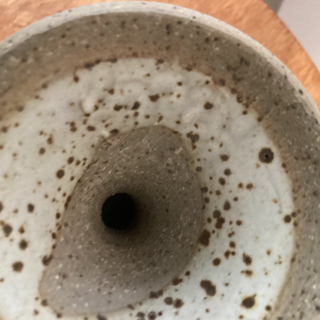 Mid 20th Century Stoneware Wine Goblets Studio Art Pottery by Leon Kula- Set of 4 For Sale In Chicago - Image 6 of 12